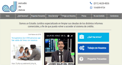 Desktop Screenshot of estudiodedatos.com.ar